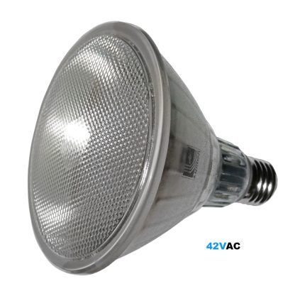 Led Λαμπα Γυαλινη Par38 E27 10W 42Vac 75° Θερμο 3000Κ Ip65