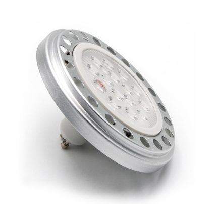 Led Λαμπα Αλουμινιου Ar111 Gu10 15W 230Vac 24° 3000Κ Θερμο