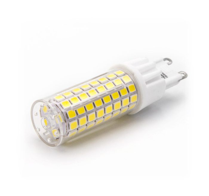 Led Λαμπα Smd Κεραμικο G9 7W Διαφανο Ντιμαριζομενο Θερμο