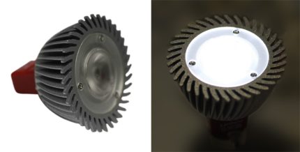 Led Λαμπα Ισχυος Mr16 3W 12Vac/Dc 1 Led Ntimαρ.10° Ψυχρο 6200Κ