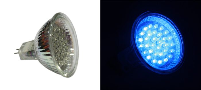 Led Λαμπα Par16 32Led 2.0W 42V 30° Μπλε