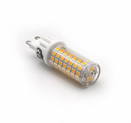 Led Λαμπα Smd Κεραμικο G9 6W Διαφανο Ντιμαριζομενο Θερμο