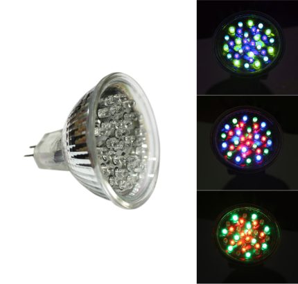 Led Λαμπα Par16 30Led 2.0W 42V 30° Rgb Χρωματα