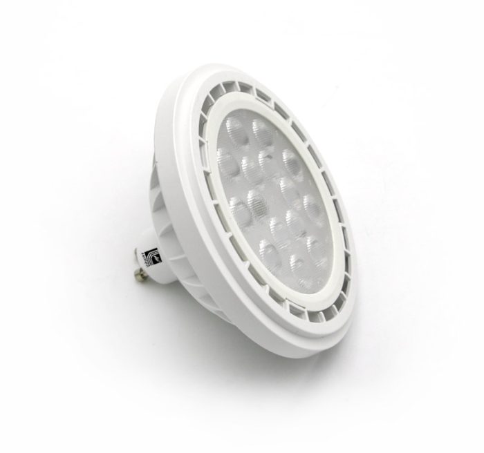 Led Λαμπα Ar111 Gu10 15W 230Vac 24° 4000Κ Λευκο