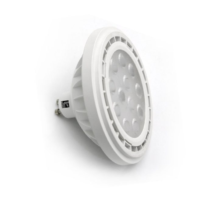 Led Λαμπα Ar111 Gu10 12W 230V 24° Ντιμαριζ Λευκο