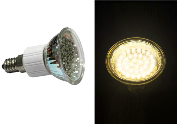 Led Λαμπα E14 36Led 1.9W 230V Θερμο 3000Κ