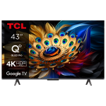 TCL 43C655 4K QLED TV with Google TV and Game Master 3.0 (2024)