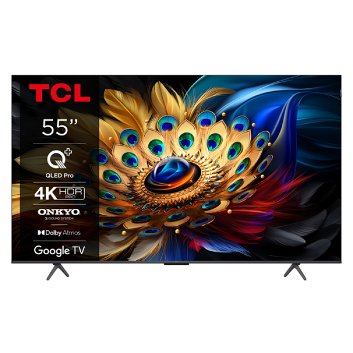 55C61B TCL 4K QLED TV with Google TV and Game Master 3.0