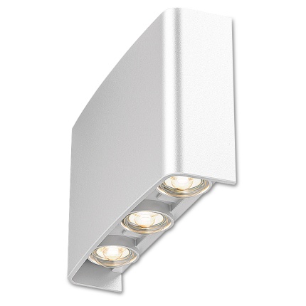 Φωτιστικό στεγανό επίτοιχο LED μοναδικού εφέ στον τοίχο (3 in 1)