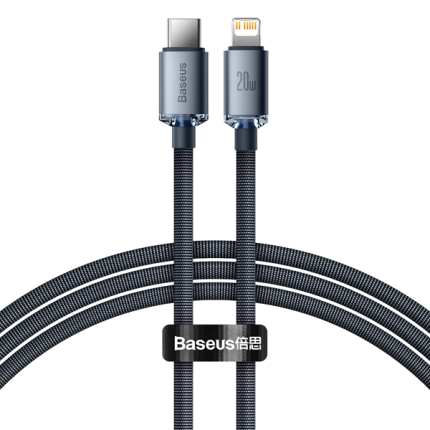 Baseus Crystal Shine Series Cable Type-C to Lightning 20W 1.2m Black