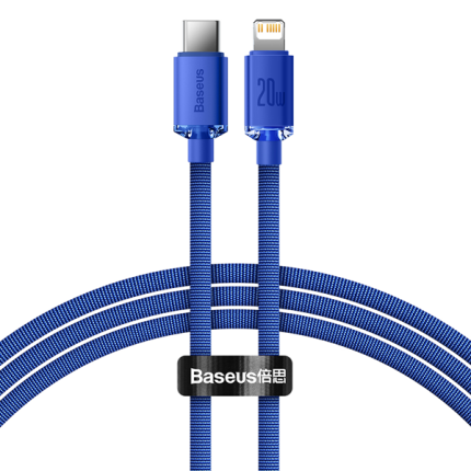Baseus Crystal Shine Series Cable Type-C to Lightning 20W 1.2m Blue