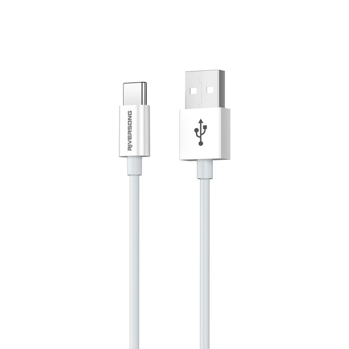 Riversong Cable USB to Type-C 3A Lotus 08 1.2m White