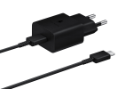 Samsung Fast Travel Charger 15W + Cable Type C To Type C Black