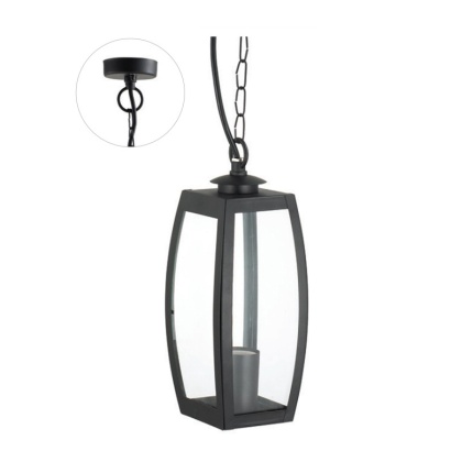 Outdoor Pendant Light Milano-H 1Xe27 Ip44 Black 3240110 Vito