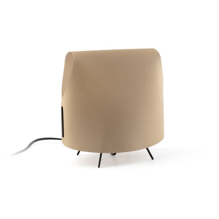 LUANG XS Black/camel table lamp