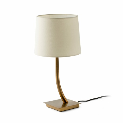 REM Bronze/beige table lamp