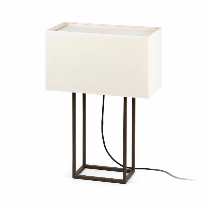 VESPER Brown and beige wall lamp