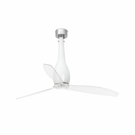 ETERFAN M Shiny white/transparent fan with DC