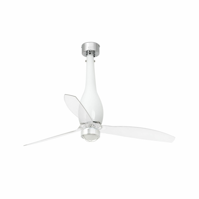 ETERFAN M LED Shiny white/transparent fan DC