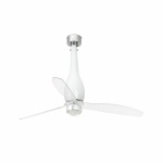 ETERFAN M LED Shiny white/transparent fan DC SMART