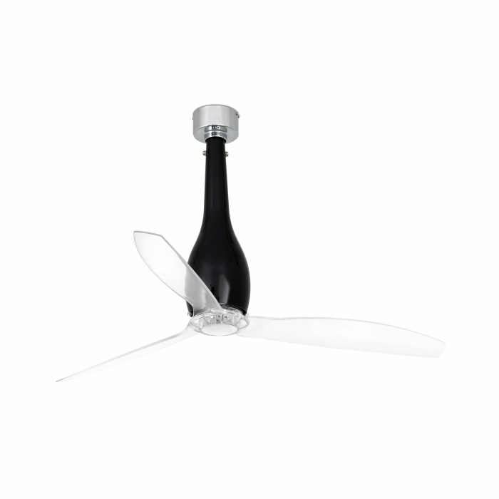 ETERFAN M Shiny black/transparent fan DC SMART