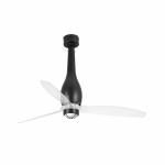 ETERFAN M LED Matt black/transparent fan with DC motor