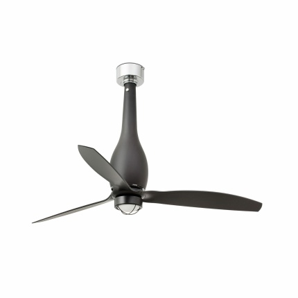 ETERFAN M LED Matt black fan with DC motor