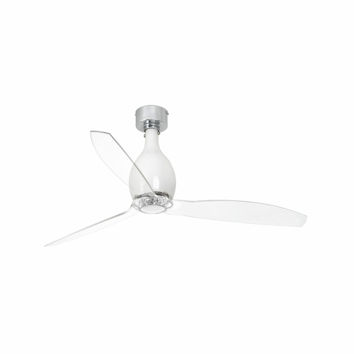 MINI ETERFAN M Shiny white/transparent fan DC SMART