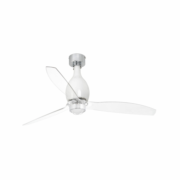 MINI ETERFAN M LED Shiny white/transparent fan DC SMART