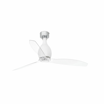 MINI ETERFAN M Matt white/transparent fan with DC motor