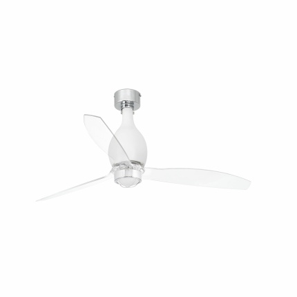 MINI ETERFAN M LED Matt white/transparent fan DC SMART