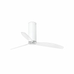 TUBE FAN Matt white/transparent fan DC SMART