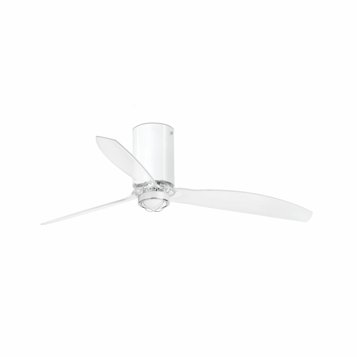 MINI TUBE FAN M LED Shiny white/transparent FAN M LED with DC motor