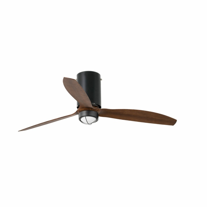 MINI TUBE FAN M LED Matt black/wood DC motor SMART