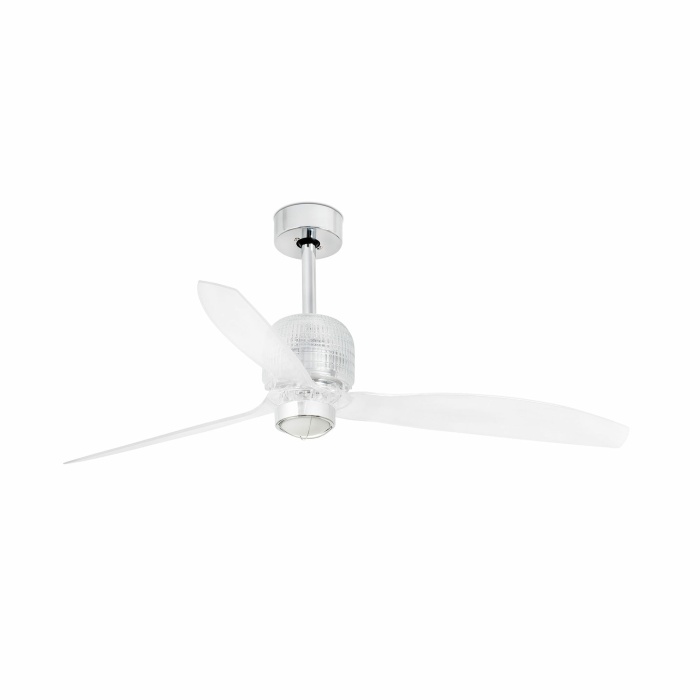 DECO FAN M LED Chrome fan with DC motor SMART