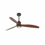 JUST FAN M LED Black/wood FAN LED with DC motor