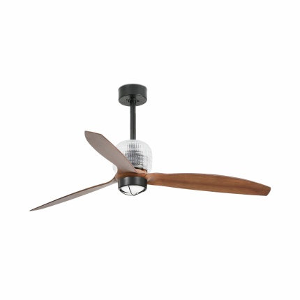 DECO FAN M LED Black/wood FAN LED with DC motor