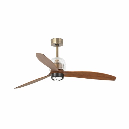 DECO FAN M LED Gold/wood FAN LED with DC motor