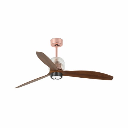 DECO FAN M LED Copper/wood FAN LED with DC motor