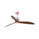 DECO FAN M Copper/wood FAN LED with DC motor