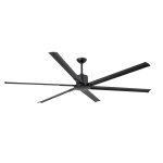 ANDROS XXL Black fan with DC motor