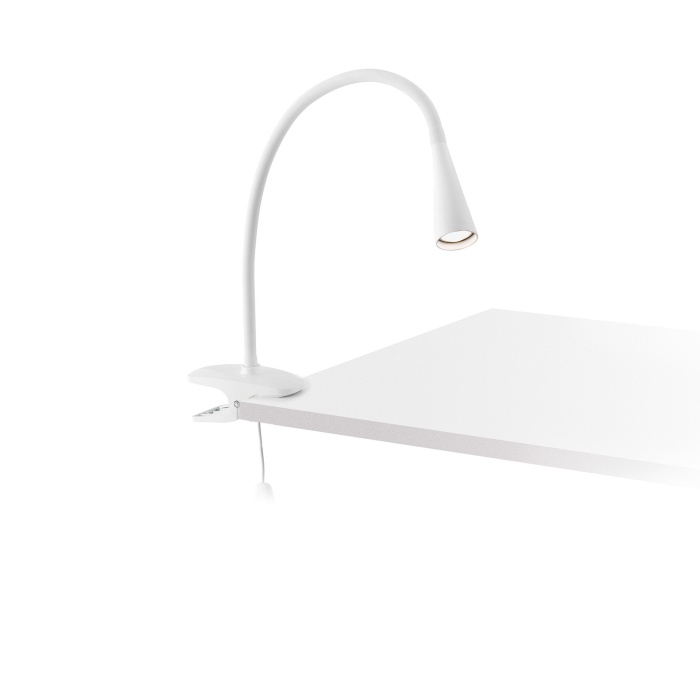 LENA White clip lamp