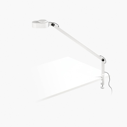 INVITING White clip lamp