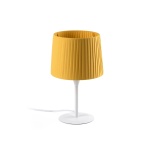 SAMBA S White/ribbon yellow mini table lamp