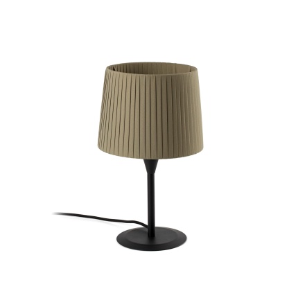 SAMBA S Black/ribbon green mini table lamp