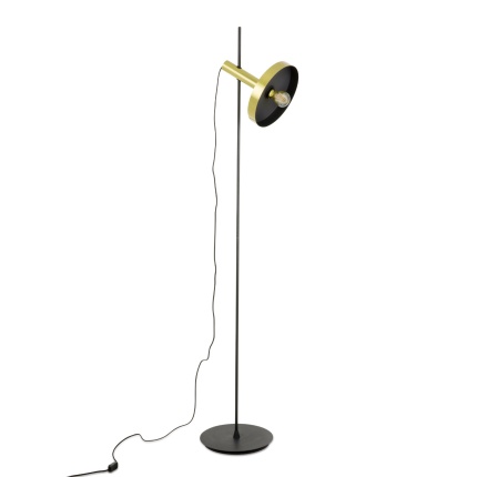 WHIZZ Gold/black floor lamp