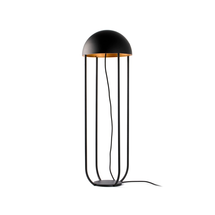 JELLYFISH Black and gold floor lamp