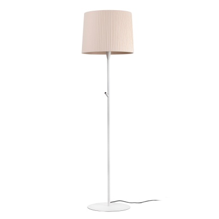 SAMBA White/ribbon beige floor lamp