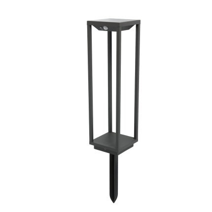 SAURA Solar dark grey beacon lamp