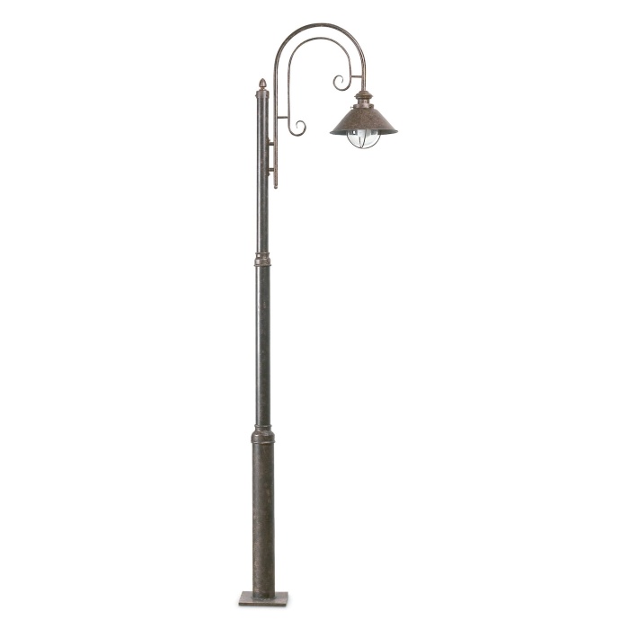 NAUTICA 1L Rust pole lamp